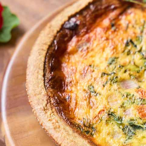 Tomato & Feta Quiche