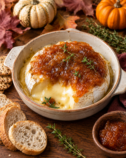Baked Brie with Caramelized Apples