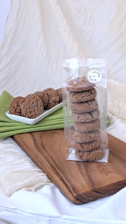 Mini Ginger Cookies (PKG 8)