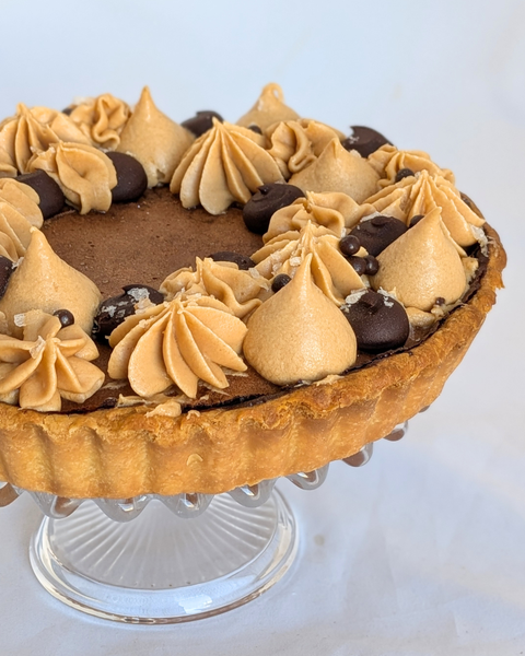 Salted Caramel Brownie Tart
